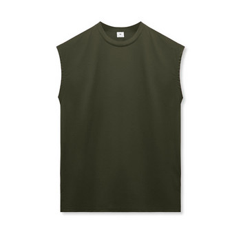 Μπλουζάκι για άντρες Διχτυωτό Γρήγορο στέγνωμα Αμάνικο πουκάμισο Καλοκαιρινό Ανδρικά Ρούχα Γυμναστικής Φαρδιά Ρούχα Γυμναστικής Προπόνηση Μονόχρωμα φανελάκια