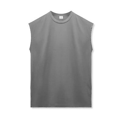 Maieu pentru bărbați din plasă, cu uscare rapidă, cămăși fără mâneci, îmbrăcăminte de fitness pentru bărbați, haine largi de gimnastică, pentru antrenament, de culoare solidă, vestă de top