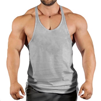 Νέες αφίξεις Bodybuilding Stringer μπλουζάκι γυμναστικής Αμάνικο πουκάμισο γυμναστικής ανδρικό γιλέκο γυμναστικής Singlet αθλητικά ρούχα γυμναστικής