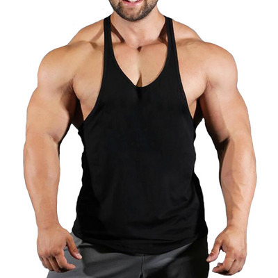 New Arrivals Bodybuilding stringer felső tornatermi ujjatlan ing, férfi Fitness Vest Singlet sportruházat, edzőcipő