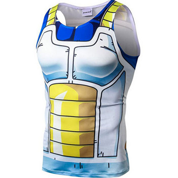 3D Anime Tank Tops Ανδρικά φανελάκια Anime Μονό Μπλουζ μπλουζάκια Goku Γιλέκο Fitness Ανδρικά ρούχα bodybuilding Streetwear ZOOTOP BEAR