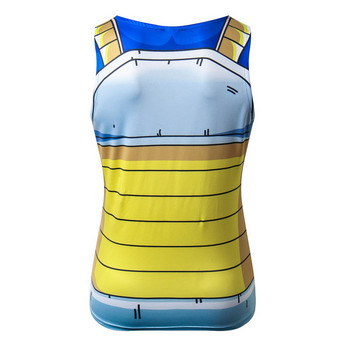 3D Anime Tank Tops Ανδρικά φανελάκια Anime Μονό Μπλουζ μπλουζάκια Goku Γιλέκο Fitness Ανδρικά ρούχα bodybuilding Streetwear ZOOTOP BEAR