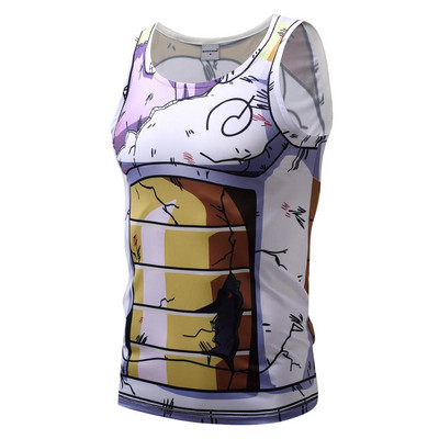 3D Anime Tank Tops Ανδρικά φανελάκια Anime Μονό Μπλουζ μπλουζάκια Goku Γιλέκο Fitness Ανδρικά ρούχα bodybuilding Streetwear ZOOTOP BEAR