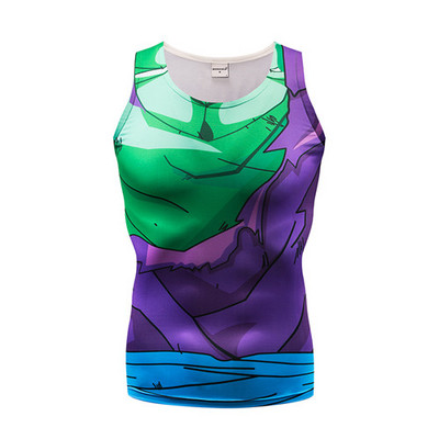 3D Anime Tank Tops Ανδρικά φανελάκια Anime Μονό Μπλουζ μπλουζάκια Goku Γιλέκο Fitness Ανδρικά ρούχα bodybuilding Streetwear ZOOTOP BEAR