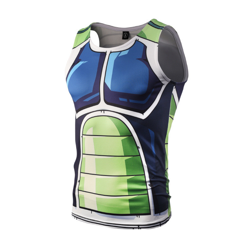 3D Anime Tank Tops Ανδρικά φανελάκια Anime Μονό Μπλουζ μπλουζάκια Goku Γιλέκο Fitness Ανδρικά ρούχα bodybuilding Streetwear ZOOTOP BEAR
