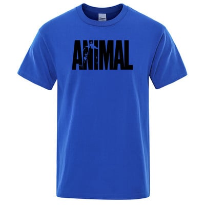 Modne muške majice s printom ŽIVOTINJA Sportska odjeća Ljetna muška majica 2023. Pamučne majice s kratkim rukavima Muška odjeća Ležerna majica kratkih rukava