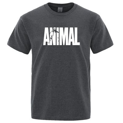 Modne muške majice s printom ŽIVOTINJA Sportska odjeća Ljetna muška majica 2023. Pamučne majice s kratkim rukavima Muška odjeća Ležerna majica kratkih rukava