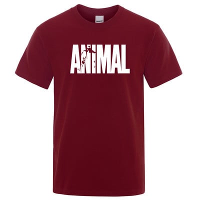 Modne muške majice s printom ŽIVOTINJA Sportska odjeća Ljetna muška majica 2023. Pamučne majice s kratkim rukavima Muška odjeća Ležerna majica kratkih rukava