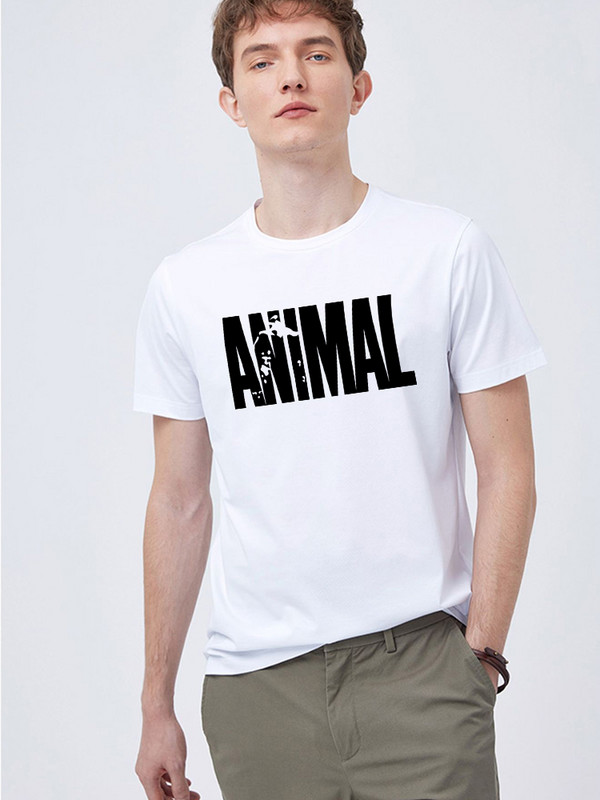 Modne muške majice s printom ŽIVOTINJA Sportska odjeća Ljetna muška majica 2023. Pamučne majice s kratkim rukavima Muška odjeća Ležerna majica kratkih rukava