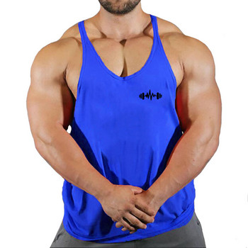 Νέες παραλαβές Bodybuilding stringer tank top man Cotton Gym ανδρικό αμάνικο πουκάμισο Fitness Vest Singlet αθλητικά ενδύματα γυμναστικής
