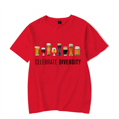 CELEBRATE DIVERSITY Cămașă Beer Man Funny Brother Summer Tricouri bărbați Iubitorul de bere Tricouri unisex Tricou supradimensionat Camiseta
