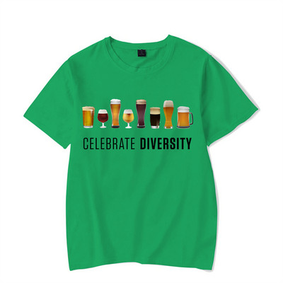 CELEBRATE DIVERSITY Cămașă Beer Man Funny Brother Summer Tricouri bărbați Iubitorul de bere Tricouri unisex Tricou supradimensionat Camiseta