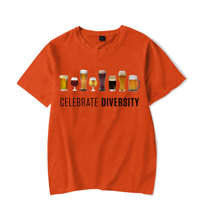 CELEBRATE DIVERSITY Cămașă Beer Man Funny Brother Summer Tricouri bărbați Iubitorul de bere Tricouri unisex Tricou supradimensionat Camiseta