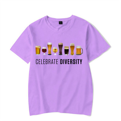CELEBRATE DIVERSITY Cămașă Beer Man Funny Brother Summer Tricouri bărbați Iubitorul de bere Tricouri unisex Tricou supradimensionat Camiseta