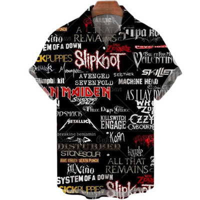 Muške rock majice Punk Cyber stil Moda Harajuku Street Muškarci Žene Noćni klub Bar Košulje kratkih rukava Muška prevelika odjeća