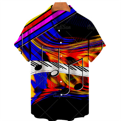 2022., muška havajska košulja kratkih rukava, ležerna glazba, široka muška majica velikih veličina, najbolja izravna prodaja, ljeto na plaži