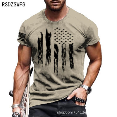 Új, személyre szabott, rövid ujjú férfi 3D digitális nyomtatás Férfi póló 2021 nyári nagyméretű O nyakú póló Férfi divat felsők