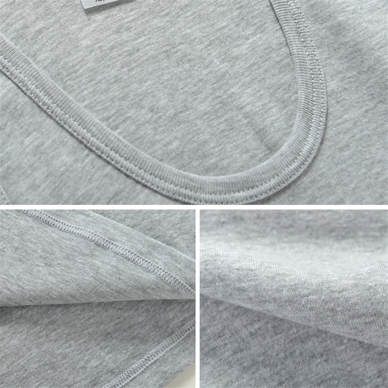 BROWON vyriški apatiniai aukštos kokybės 100 % medvilniniai apatiniai marškinėliai Kultūrizmo vienviečiai Fitneso liemenės be rankovių Vyriški apatiniai marškinėliai