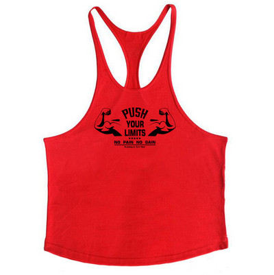 Muscleguys Марка Gym Clothing Бодибилдинг Потник Мъжки Фитнес Стрингер Потници Мъжка Памучна риза без ръкави Тренировка Undershirt