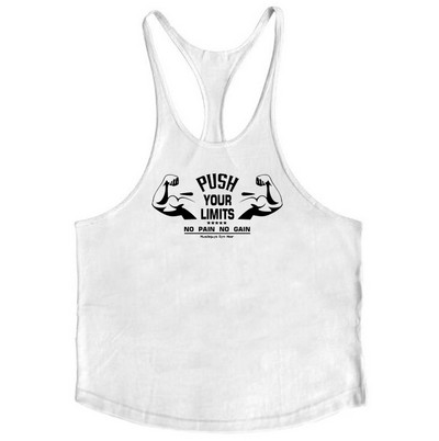 Muscleguys Марка Gym Clothing Бодибилдинг Потник Мъжки Фитнес Стрингер Потници Мъжка Памучна риза без ръкави Тренировка Undershirt