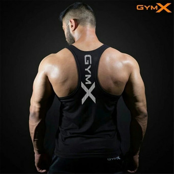 Ανδρικά Bodybuilding Στενά βαμβακερά μπλουζάκια Summer Jogger Workout Αμάνικο πουκάμισο Man Sling Vest Ανδρικά Γυμναστήρια Fitness Επώνυμα ρούχα