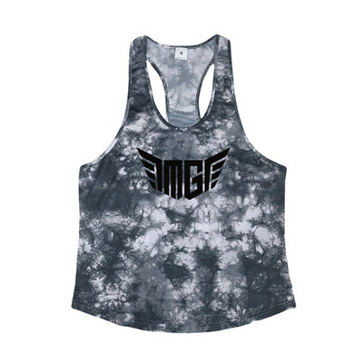 Camouflage Muschi Vestă Bărbați Mesh Îmbrăcăminte de gimnastică Culturism Stringer Tank Top Barbați Antrenament Tricou fără mâneci Fitness Barbați Tanktop