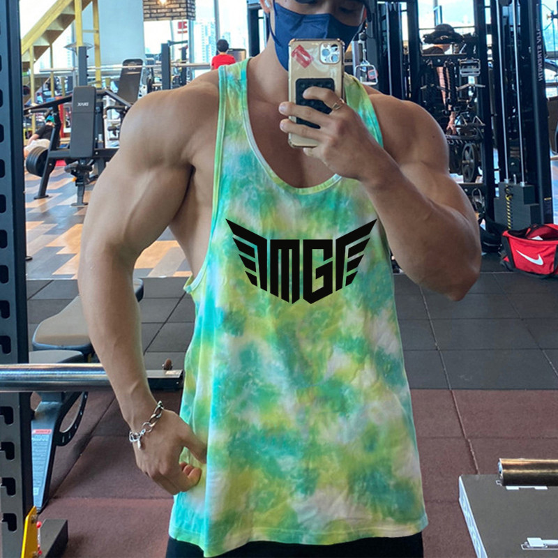 Camouflage Muschi Vestă Bărbați Mesh Îmbrăcăminte de gimnastică Culturism Stringer Tank Top Barbați Antrenament Tricou fără mâneci Fitness Barbați Tanktop