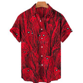 Cămașă hawaiană 2022 Cămașă pentru bărbați cu mânecă scurtă cu imprimeu de groază în 3d, Top cool Camicias, cu imprimeu vintage, unisex, 5xl