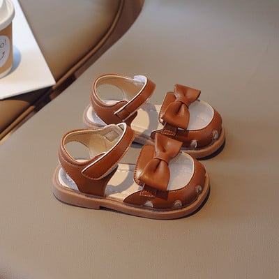 Djevojačke sandale s mrežastom mašnom, prozračne, ljetne, dječje Mary Janes 22-31, prekrasne tri boje, fleksibilne dječje cipele za malu djecu