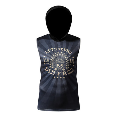 Νέα μόδα Αμάνικα πουκάμισα συμπίεσης Tank Top Ανδρικά πουκάμισα γυμναστικής Ανδρικά Singlet Bodybuilding Workout Gym Vest Fitness Men