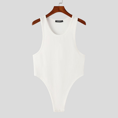 INCERUN Topovi 2023 Seksi muški modni jednostavni jednodijelni prsluk u korejskom stilu Ležerni univerzalni muški jednodijelni prsluci bez rukava S-5XL