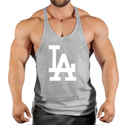 Fitness Meeste Kulturismisärk Meeste Singlet Jõusaali Vest Stringer Varrukateta Pusa T-särgid Sukarbid Meeste Riietus Top