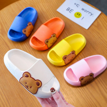Παιδικές παντόφλες Cartoon Bear Home Παπούτσια για αγόρια Καλοκαιρινή επίπεδη τακούνι Μαλακό Eva House Παντόφλες Beach Child Kids Baby Slides