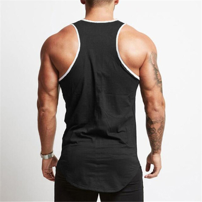 Nouă modă din bumbac, sport, cămăși fără mâneci, maiuu de gimnastică pentru bărbați, vestă de fitness, maiote musculare pentru bărbați, culturism, antrenament, îmbrăcăminte