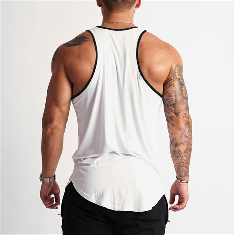Nouă modă din bumbac, sport, cămăși fără mâneci, maiuu de gimnastică pentru bărbați, vestă de fitness, maiote musculare pentru bărbați, culturism, antrenament, îmbrăcăminte