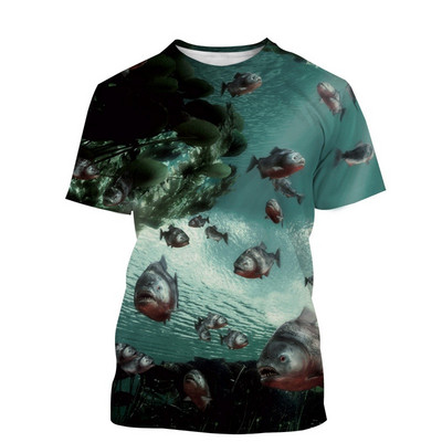 Nova muška ljetna sportska majica s 3d tiskom iz 2022., uniseks ronilačka umjetnička majica s kratkim rukavima, ležerna modna majica kratkih rukava s okruglim izrezom, ulična majica 6xl