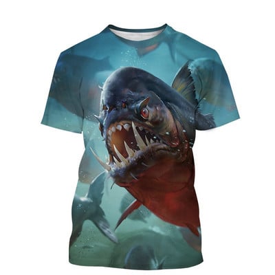 Nova muška ljetna sportska majica s 3d tiskom iz 2022., uniseks ronilačka umjetnička majica s kratkim rukavima, ležerna modna majica kratkih rukava s okruglim izrezom, ulična majica 6xl