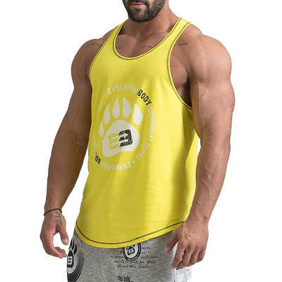 Meeste mood Varrukateta Fitness Kulturism Lihas Alussärk Jõusaal Jooksmine Treening Sport Tank Top Meeste Vest
