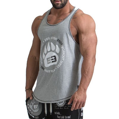 Meeste mood Varrukateta Fitness Kulturism Lihas Alussärk Jõusaal Jooksmine Treening Sport Tank Top Meeste Vest