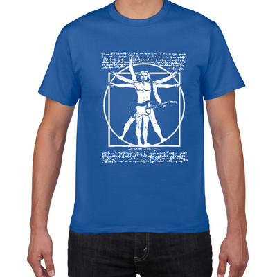 Pánske tričko s bicími Da Vinci, vtipné, Vitruvian Man, bubeník, bavlna, vintage grafika, hudba, novinka, streetwear, pánske tričko, pánske