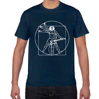 Pánske tričko s bicími Da Vinci, vtipné, Vitruvian Man, bubeník, bavlna, vintage grafika, hudba, novinka, streetwear, pánske tričko, pánske