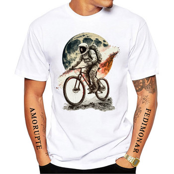 Fixed Gear Bike Skull Classic T-Shirt New Summer Men Short Sleeve Road Bicycle Sport Man White Casual Tees Vintage Boy Tops