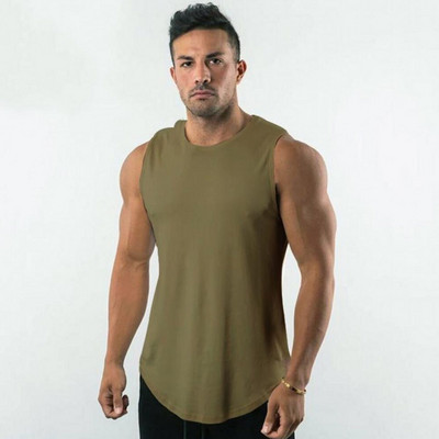 Maiuri de culturism noi pentru bărbați, sală, fitness, antrenament, cămașă fără mâneci din bumbac