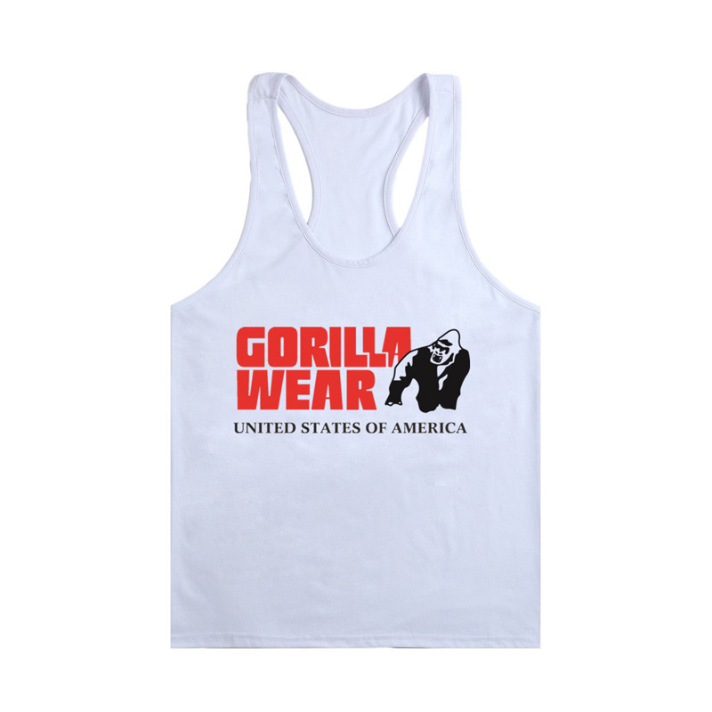 Ανδρικά επαγγελματικά μποντιμπίλντινγκ μονό αθλητικά μυϊκά μπλουζάκια ανδρικά κορδόνια πουκάμισο φανελάκι