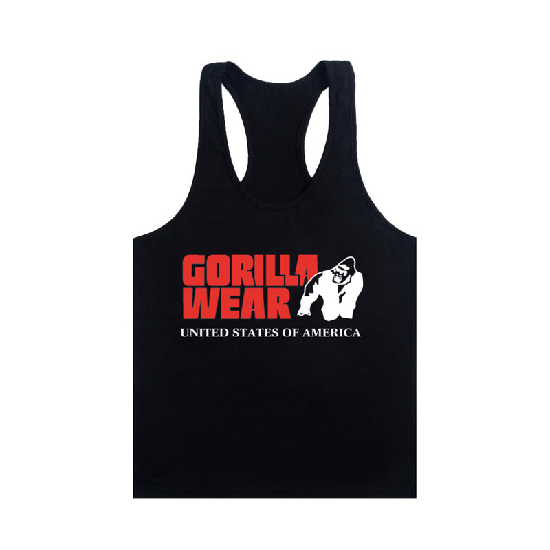 Ανδρικά επαγγελματικά μποντιμπίλντινγκ μονό αθλητικά μυϊκά μπλουζάκια ανδρικά κορδόνια πουκάμισο φανελάκι