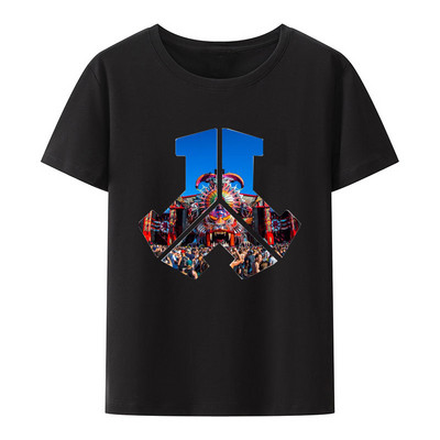 Defqon 1 Small Logo Hardstyle Music Festival Part Εκτύπωση Μπλούζες Γυναικείες Ανδρικές Μόδα Κοντομάνικα μπλουζάκια Ropa Hombre Camisetas