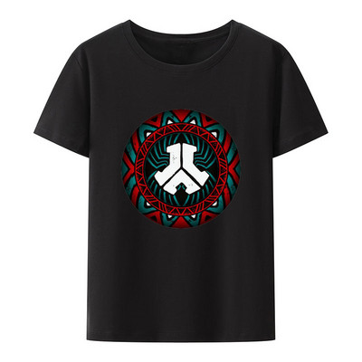 Defqon 1 Small Logo Hardstyle Music Festival Part Εκτύπωση Μπλούζες Γυναικείες Ανδρικές Μόδα Κοντομάνικα μπλουζάκια Ropa Hombre Camisetas