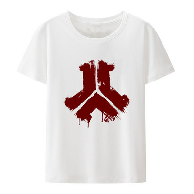 Defqon 1 Small Logo Hardstyle Music Festival Part Εκτύπωση Μπλούζες Γυναικείες Ανδρικές Μόδα Κοντομάνικα μπλουζάκια Ropa Hombre Camisetas