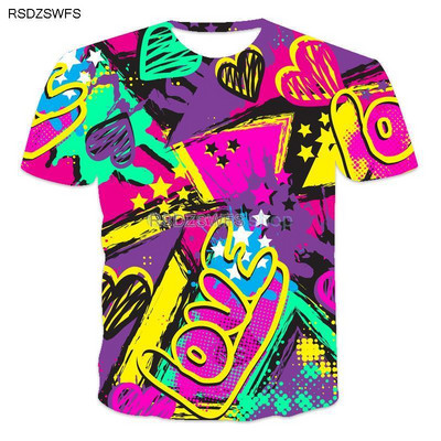 Új európai és amerikai divatos 3D háromdimenziós rövid ujjú póló Férfi Tough Guy Sport Futás Fitness Terep