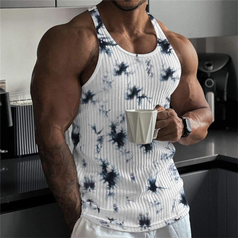 Camouflage Muschi Vestă Bărbați Vestă Îmbrăcăminte de gimnastică Culturism Stringer Tank Top Barbați Antrenament Tricou fără mâneci Fitness Barbați Tanktop